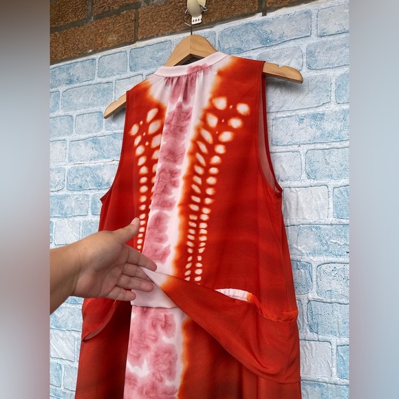 ALTUZARRA
Penelope Dyed Gradient Asymmetric Midi-Dress SIZE 46/16 - Picture 14 of 17